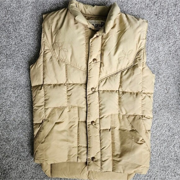 Vintage Down Filled Western Vest - Picture 4 of 7